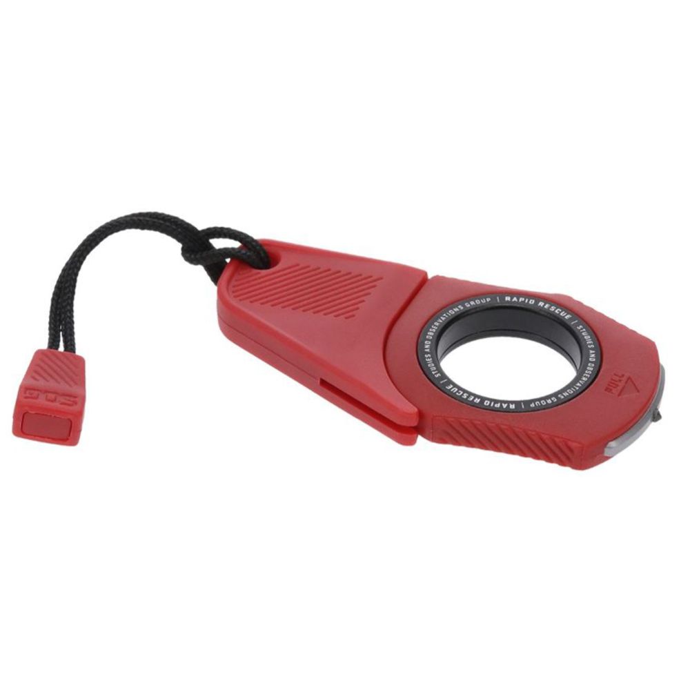 SOG Rapid Rescue bältesskärare/glasbrytare röd