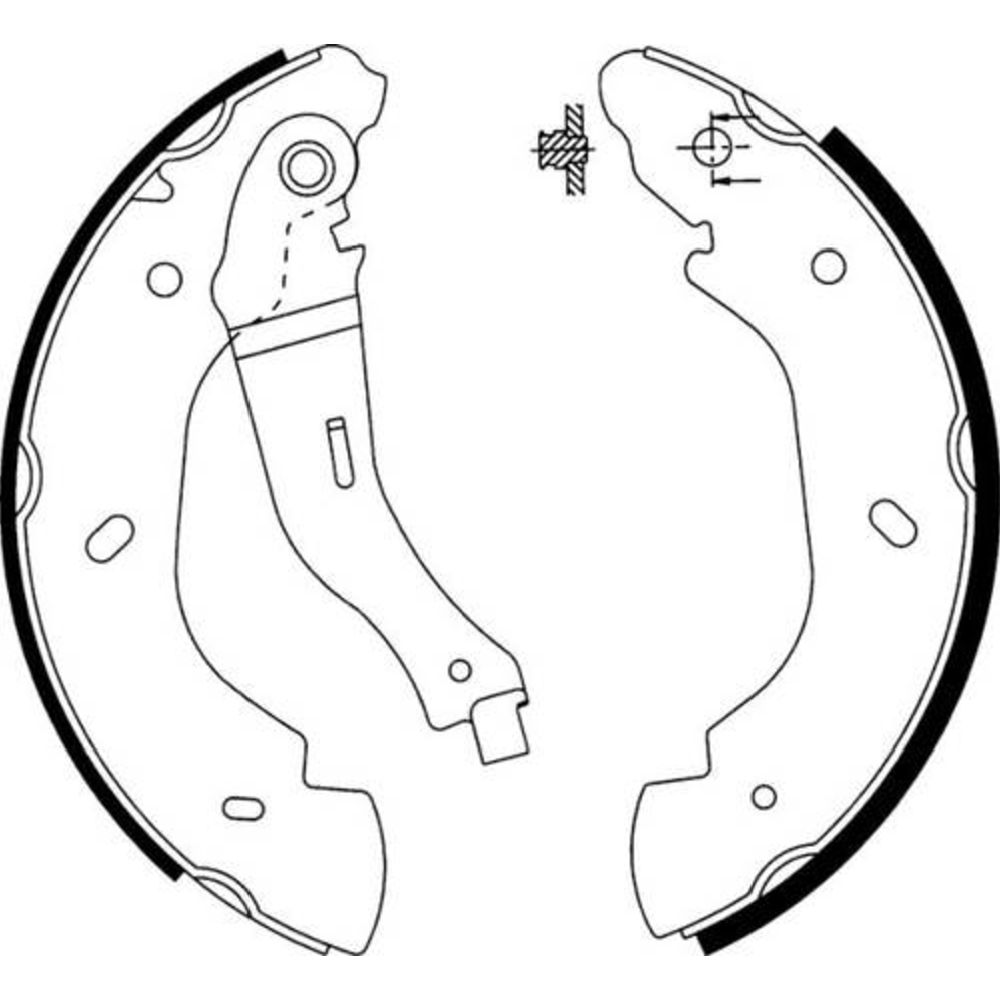Bromsbackar, sats 22-3464