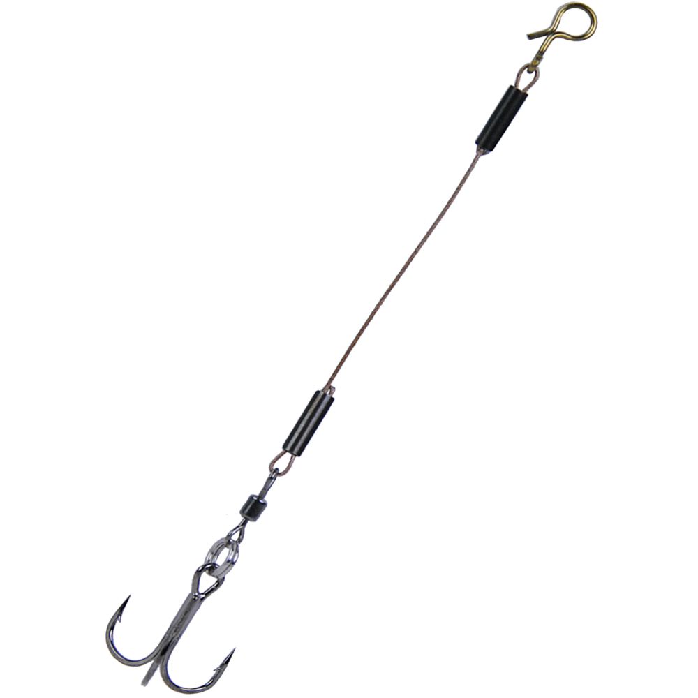 K.P Baits lisäkoukku leikarilla 12 kg 8 cm #4 2 kpl