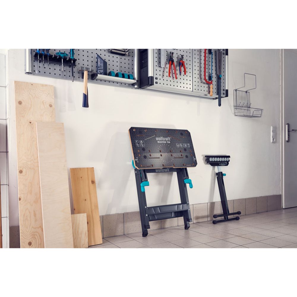 Wolfcraft® Master 750 Ergo säädettävä työpöytä