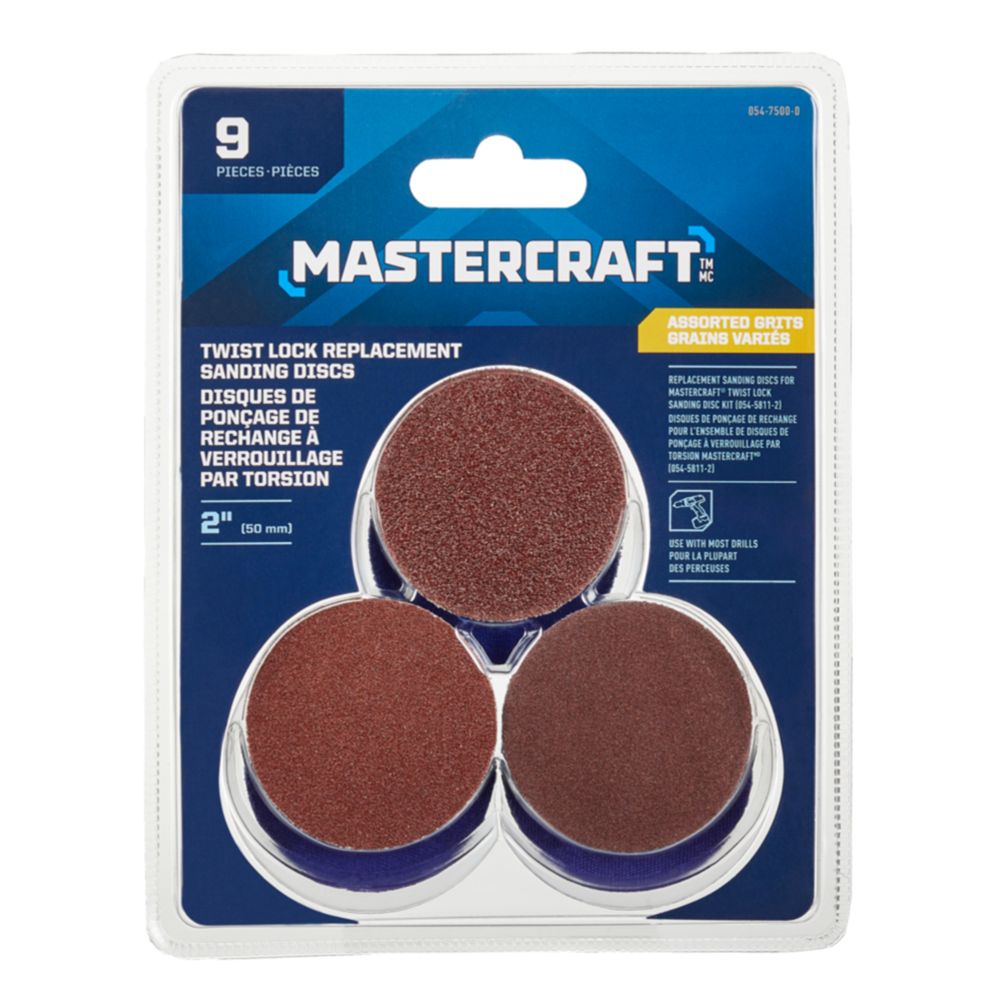 Mastercraft Twist Lock hiomalaikat, 9 kpl