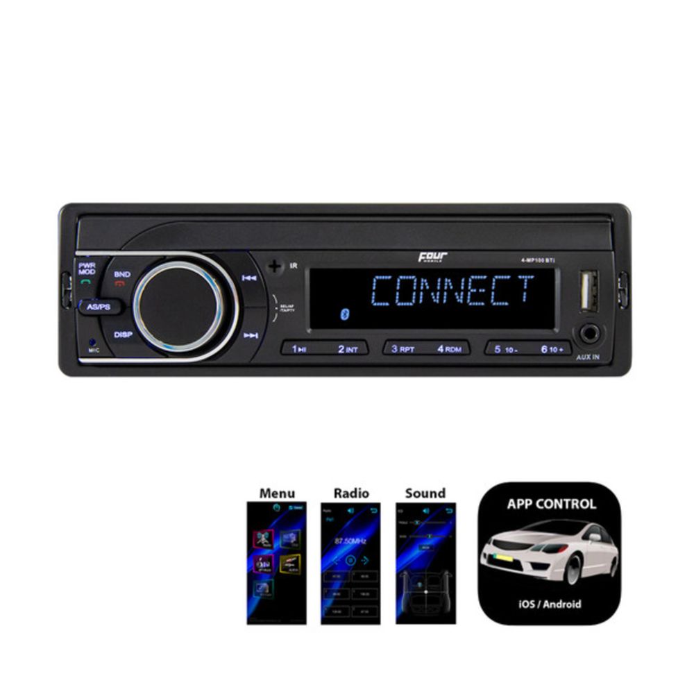 Four Mobile 4-MP100BTi 1-din bilstereo
