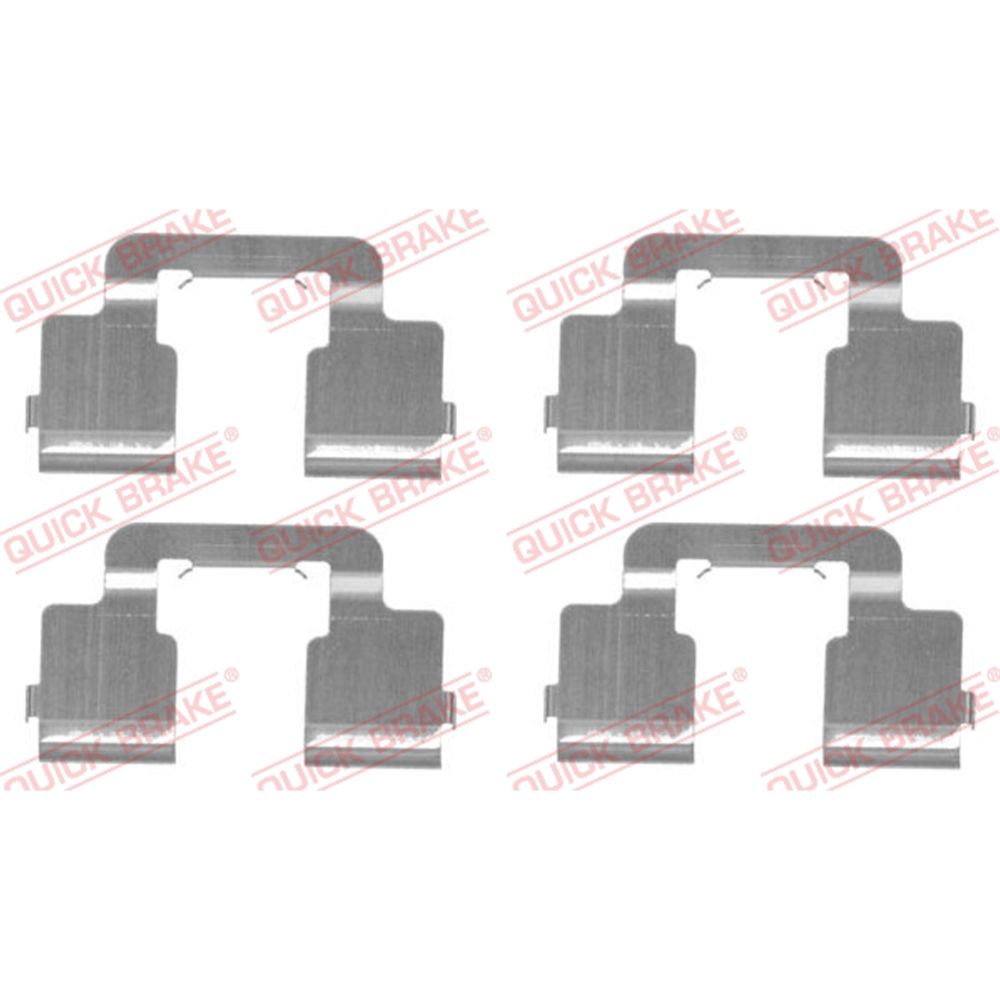 Piduriklotside paigalduskomplekt 23-20154