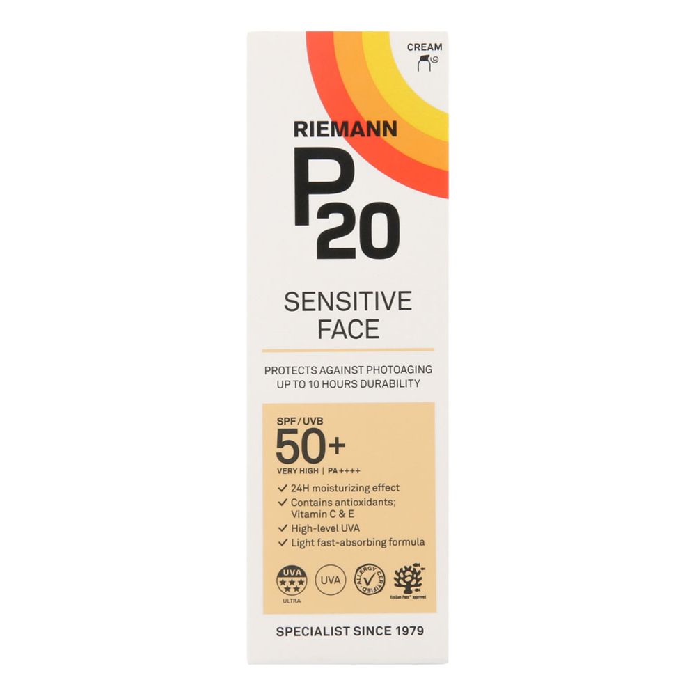 P20 SPF50+ Sensitive Face cream aurinkovoide 50 g