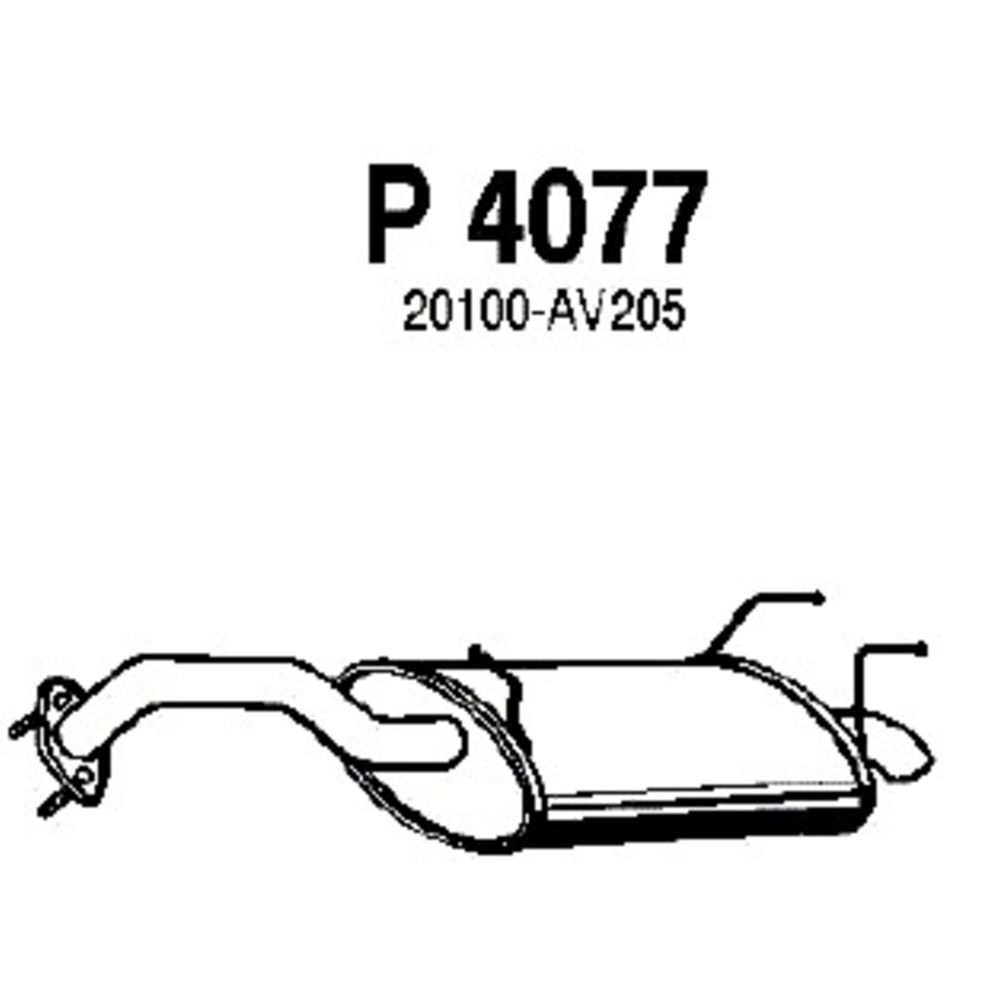 Takaäänenvaimentaja 14-4053