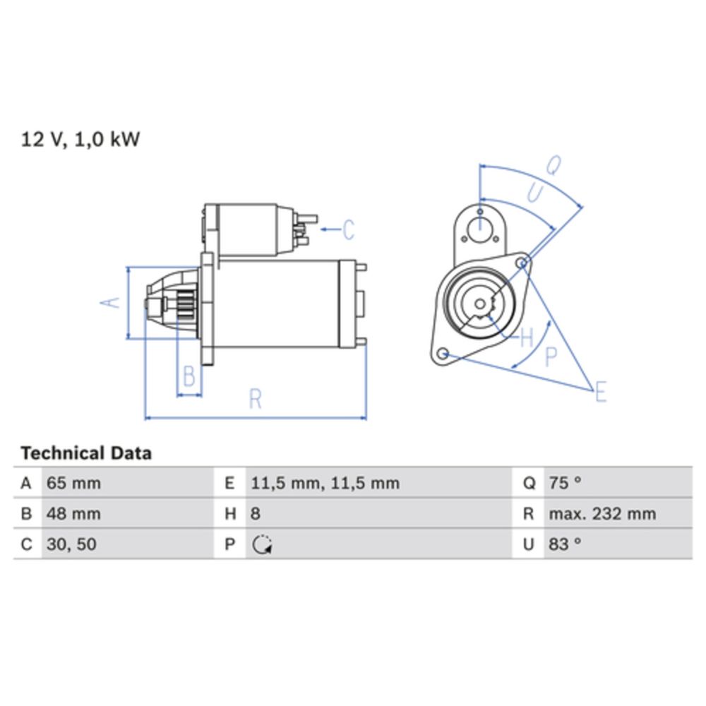 Startmotor 13-00549