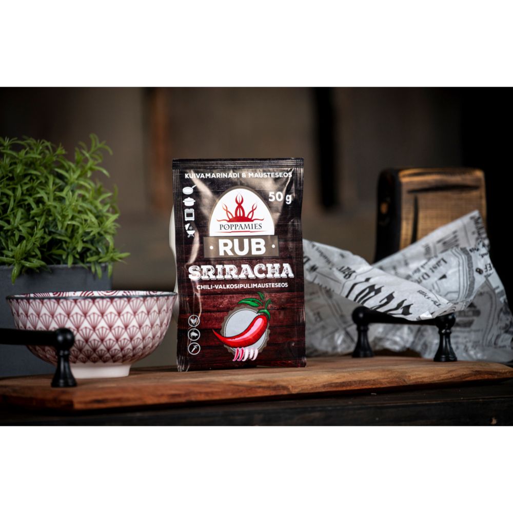 Poppamies Rub Sriracha kryddmix 50 g