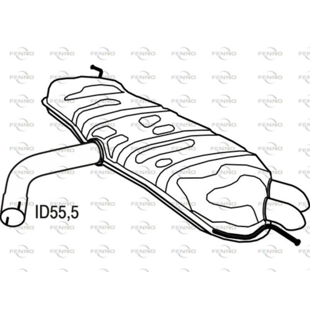 Takaäänenvaimentaja 14-72085