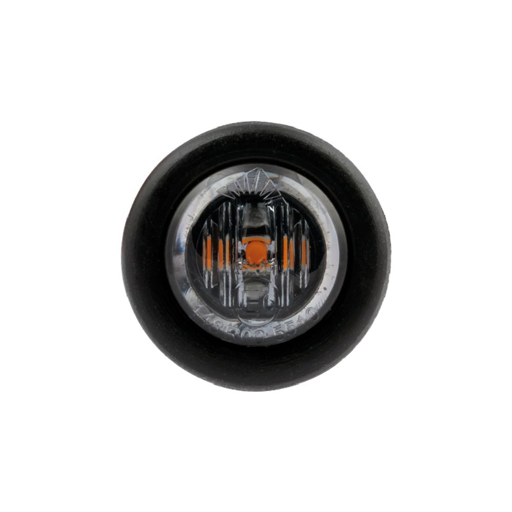 Optibeam Dark Phantom LED-positionsljus ø18,9/27,5 mm gul