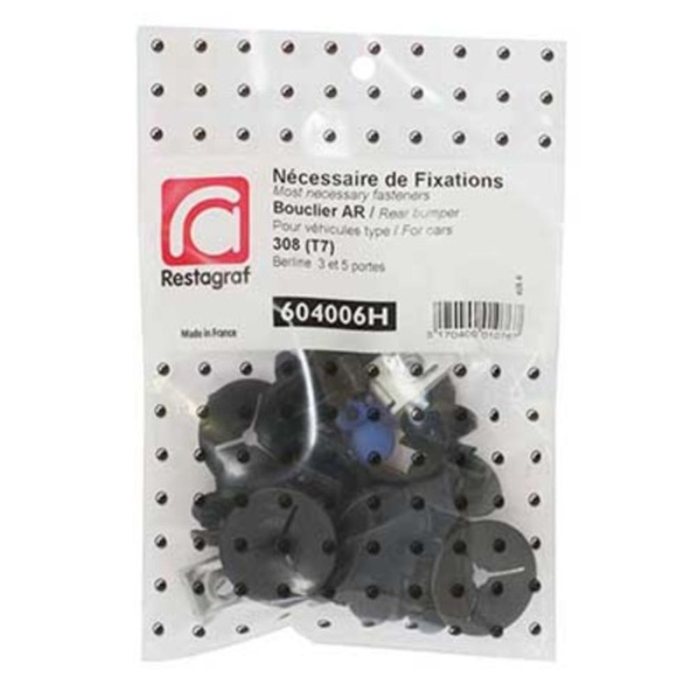 Kinnituskomplekt Peugeot tagapamper 604006H 17 osa