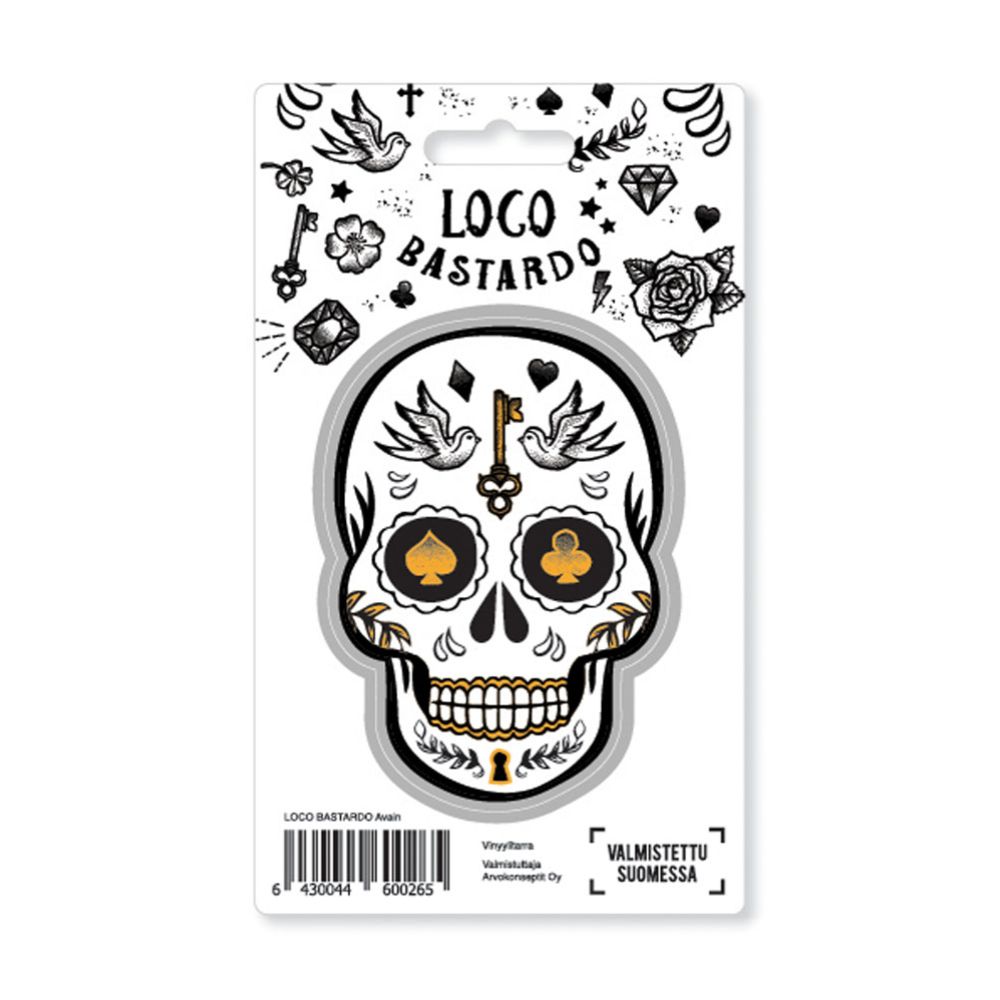 Dekal Loco Bastardo nyckel