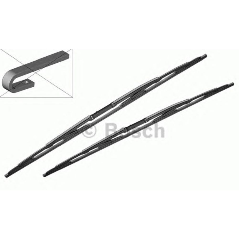 Bosch Twin 539 tuulilasinpyyhkimet 65 + 55 cm