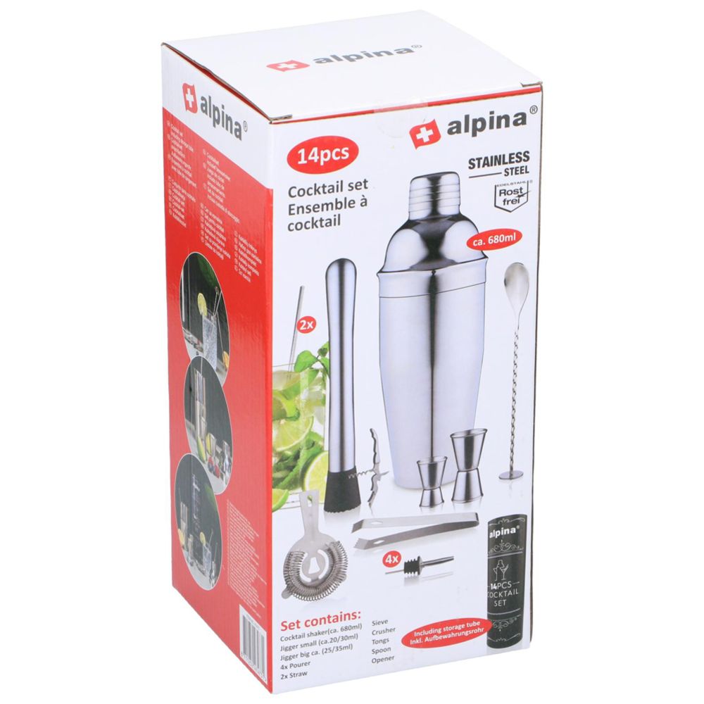 Alpina cocktailset 14 delar