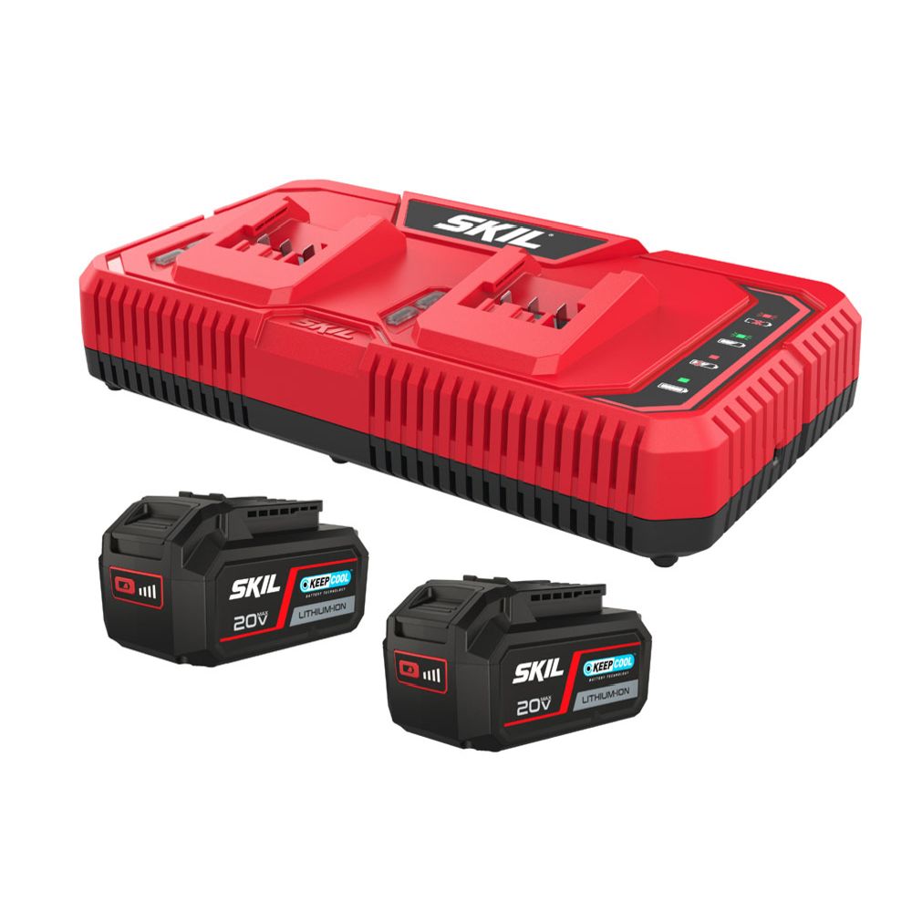 SKIL 3115BA 2 x 4,0Ah akku ja pikalaturi 3127 AA