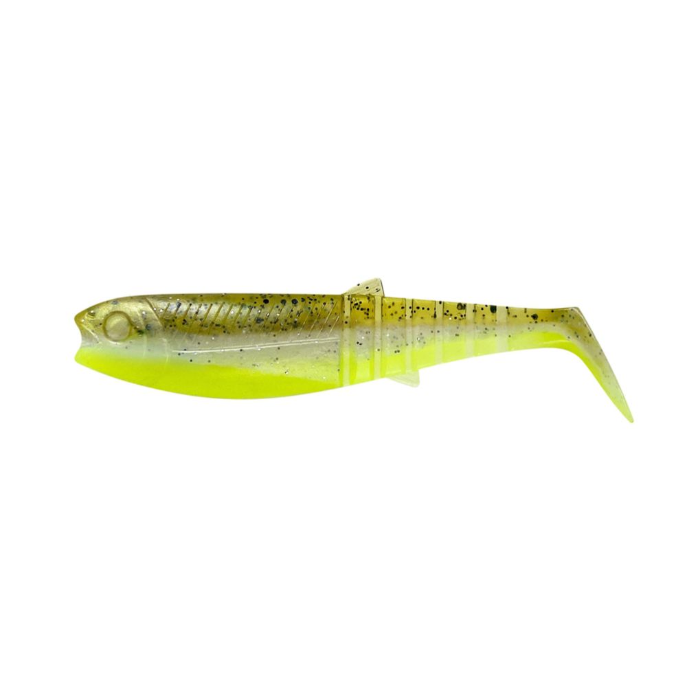 Savage Gear Cannibal Shad jigi 8 cm 5 g 5 kpl väri: Olive Hot Orange