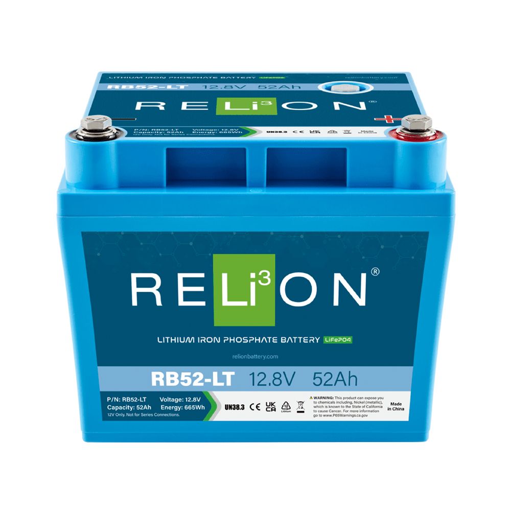 RELiON LiFepo4 4SC LT Lithium akku 52Ah 12.8V