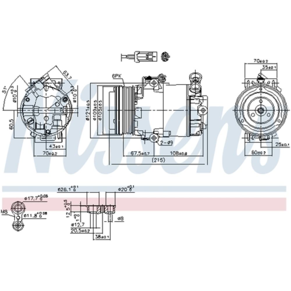 Ilmastointilaitteen kompressori 30-8453