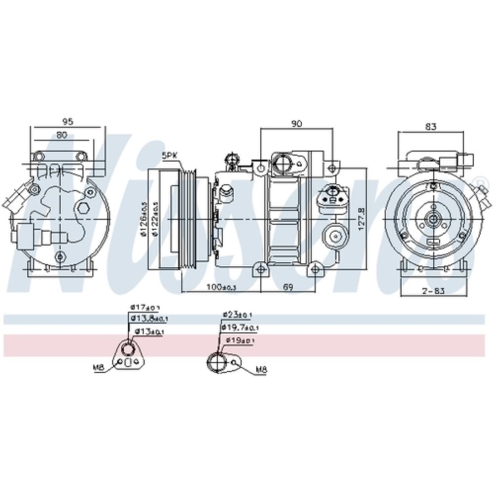 Ilmastointilaitteen kompressori 30-04018