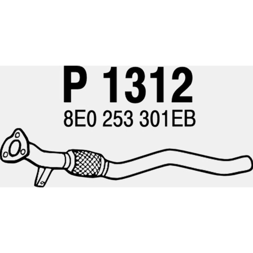 Avgasrör 14-1280