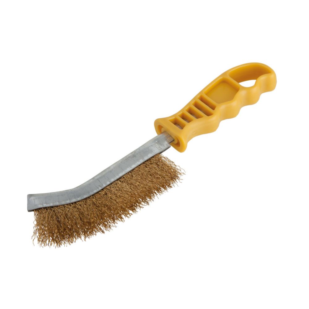 Wolfcraft® mässingsborste med plasthandtag 265 mm
