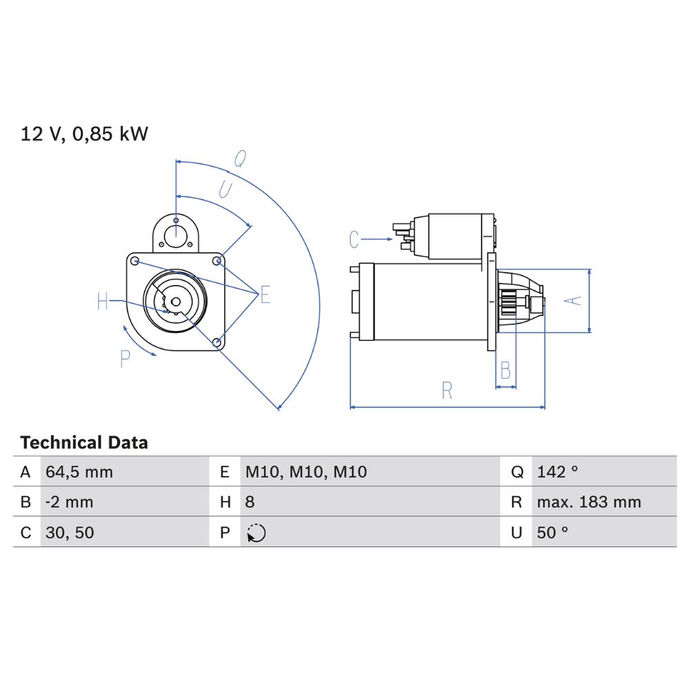 Startmotor 13-8088