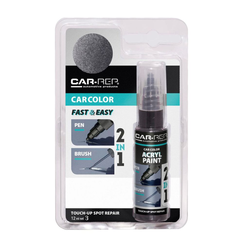 CAR-REP Touch-up korjauskynä 12 ml 128010 Black metallic