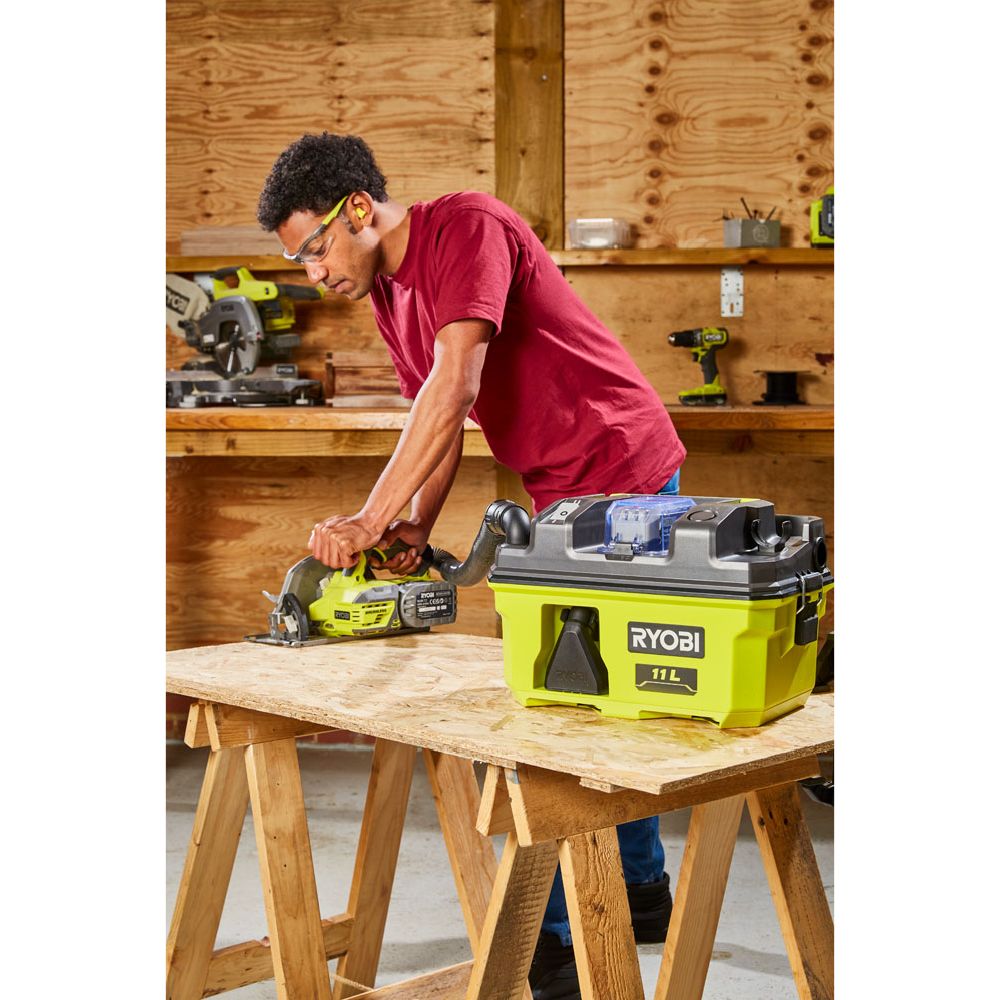 Ryobi ONE+ akkumärkä-kuivaimuri RV1811-0 runko