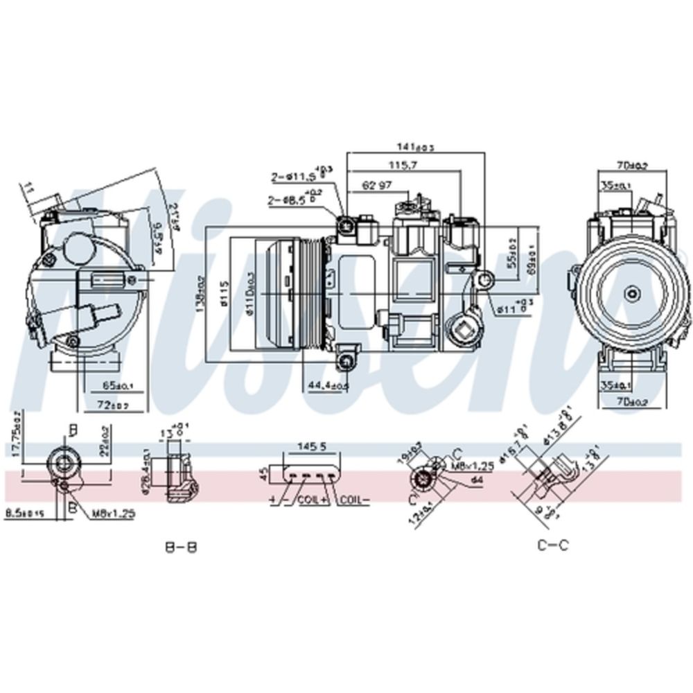 Ilmastointilaitteen kompressori 30-04008