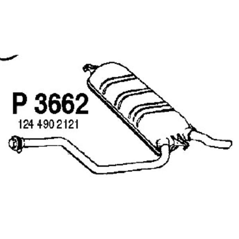 Takaäänenvaimentaja 14-3662