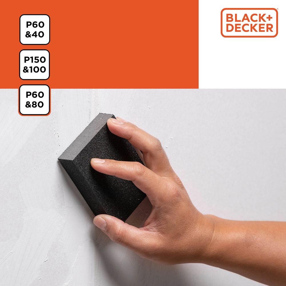 BLACK+DECKER lihvimisklots, 3 tk
