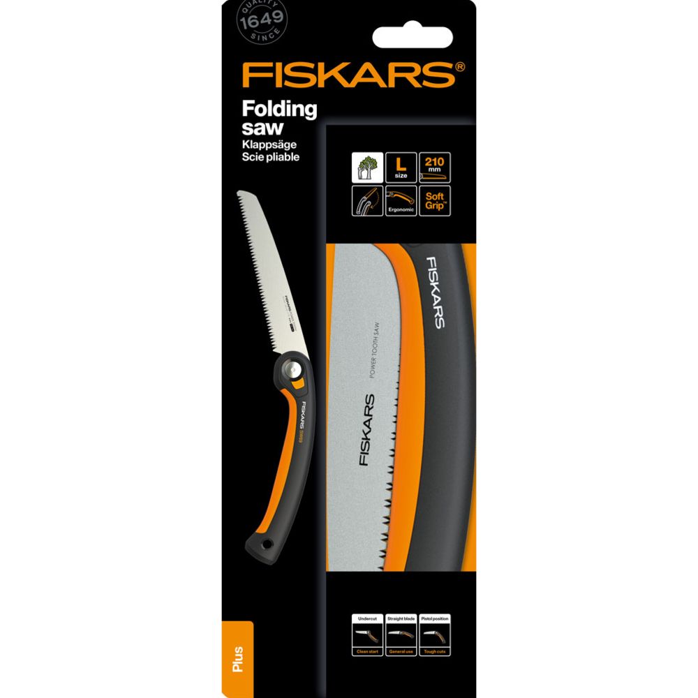 Fiskars Plus SW69 aiasaag, 21 cm