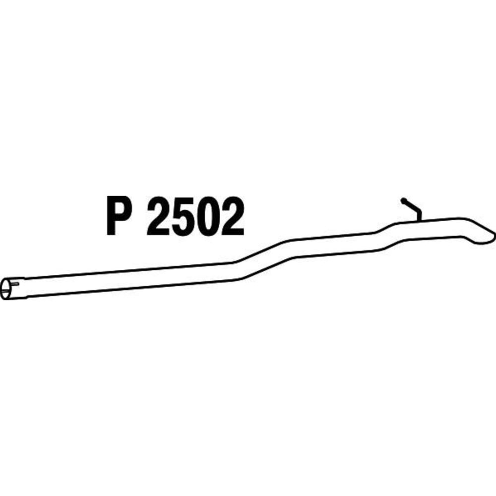 Avgasrör 14-02502