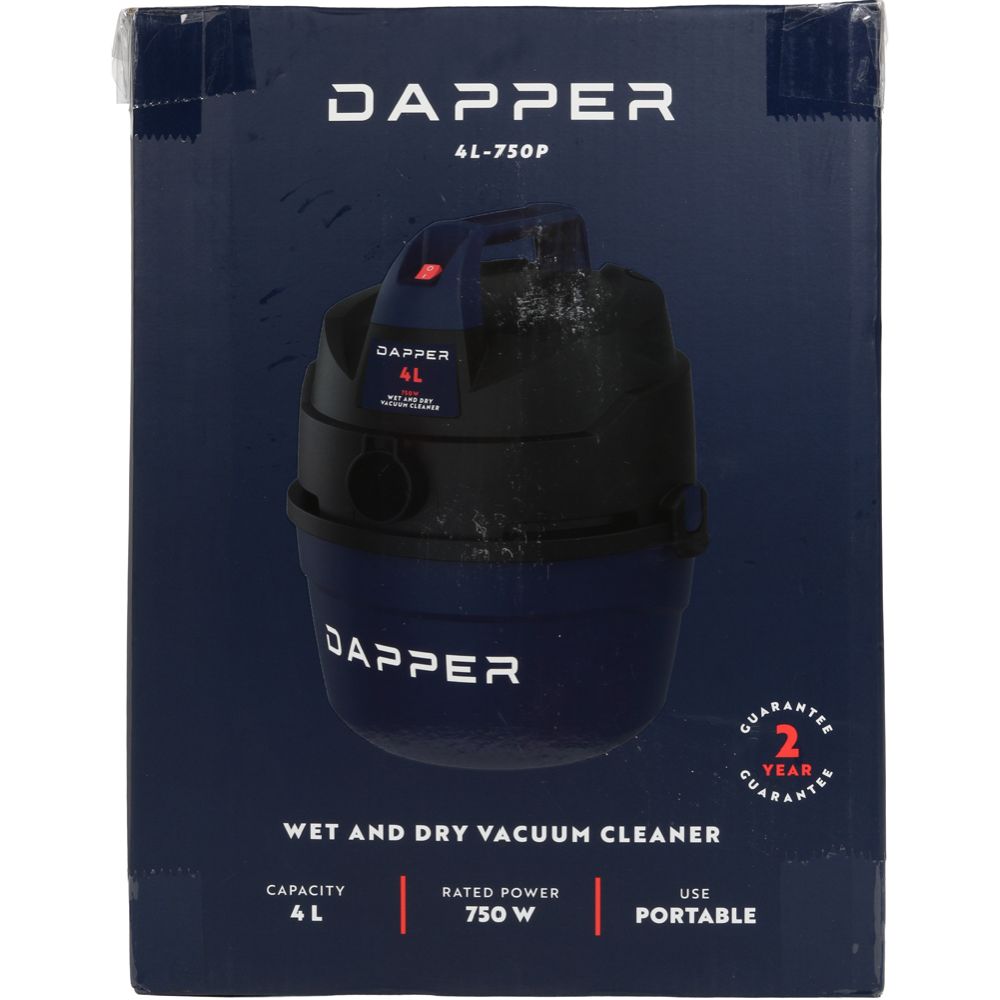 Dapper märkä-/kuivaimuri 4L 750 W