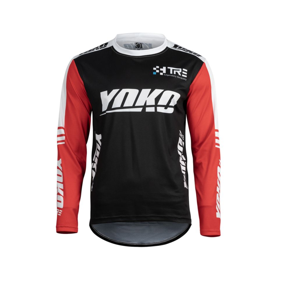 Yoko Tre crosströja svart/röd