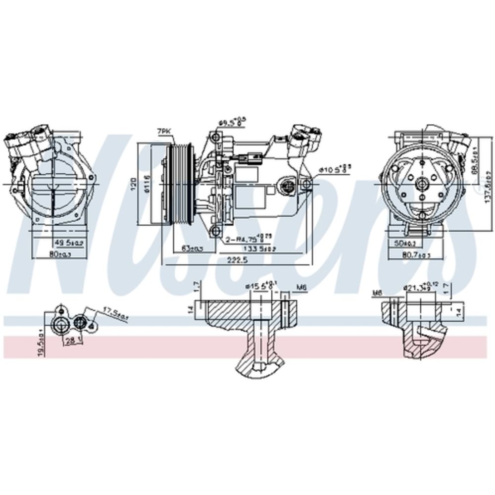 Ilmastointilaitteen kompressori 30-05100