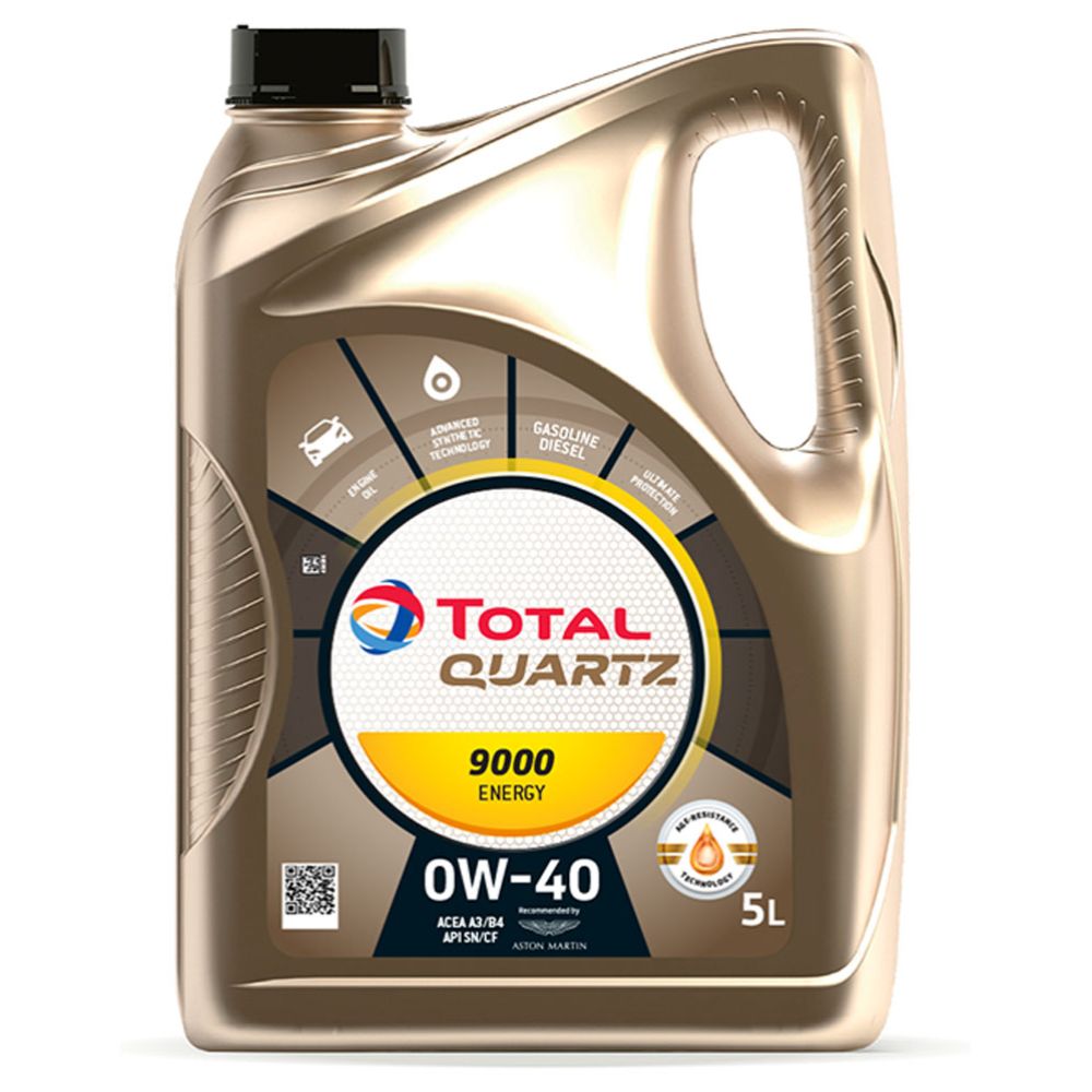 Total Quartz 9000 Energy 0W-40 5 l moottoriöljy