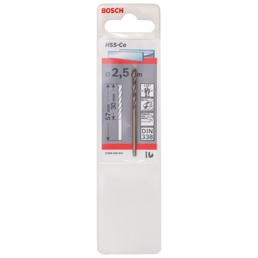 Bosch HSS-Cobolt puur 2,5 mm