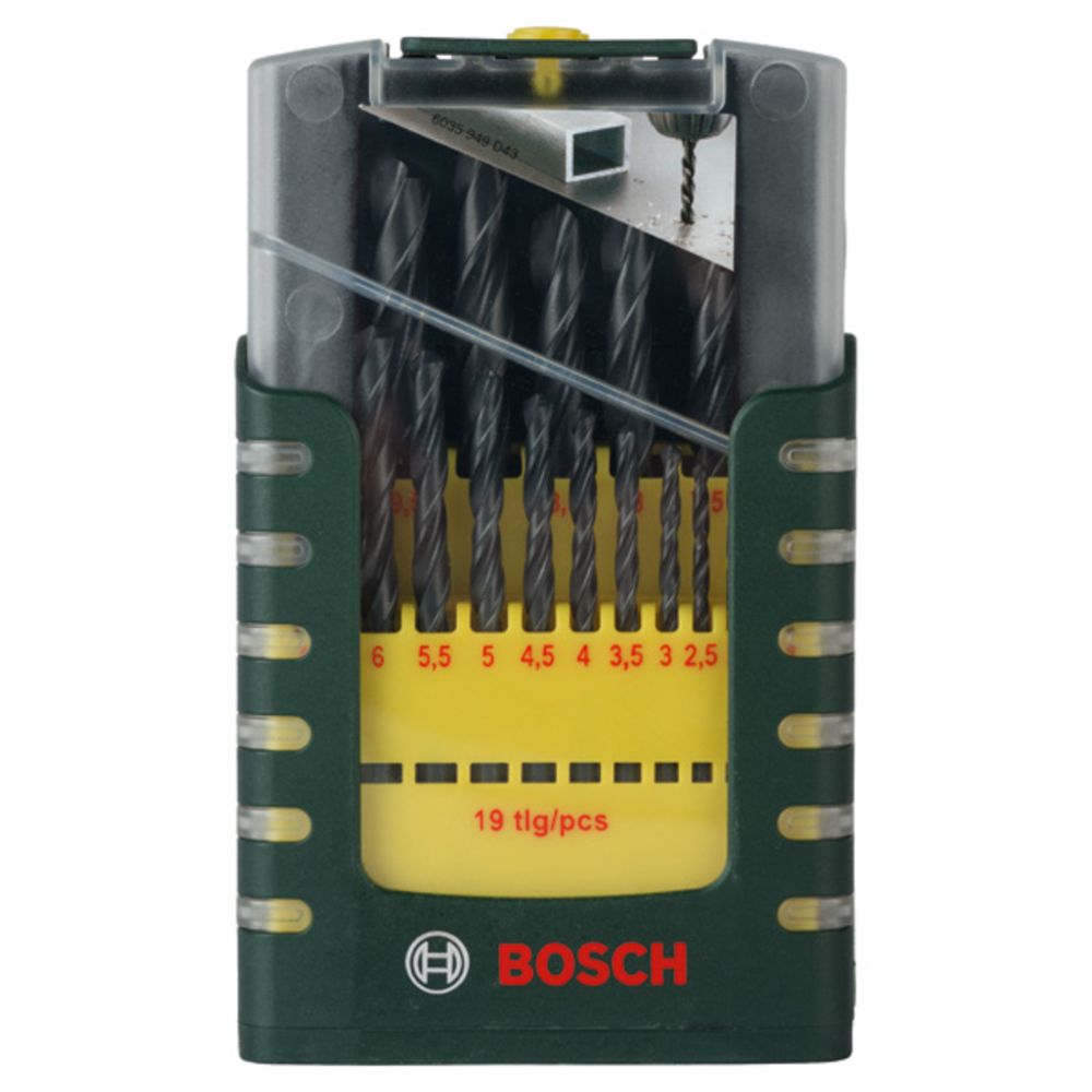 Bosch HSS R metallipuuride komplekt 1-10 mm 19 osa