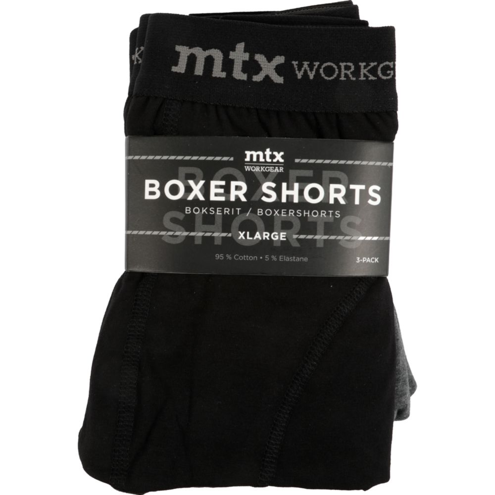 MTX Workgear boxershorts 3 st. 3XL