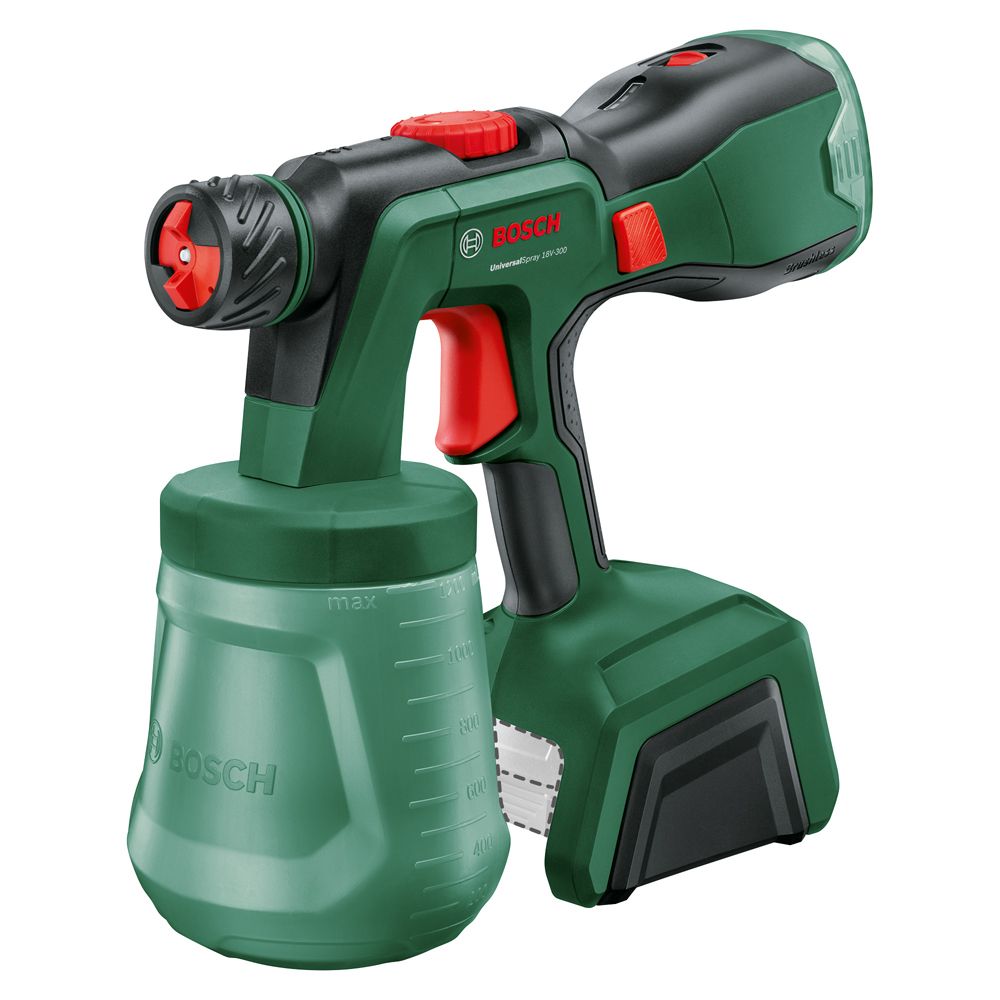Bosch UniversalSpray 18 V-300 batteridriven färgspruta 18 V utan batteri