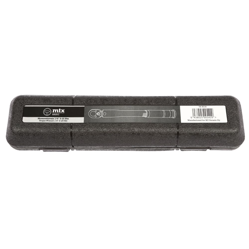 MTX Tools Basic momentvõti, 5-25 Nm, 1/4"