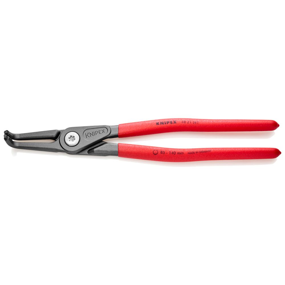 Knipex® 48 21 J12 böjd klämmande låsringstång 85-140 mm 305 mm