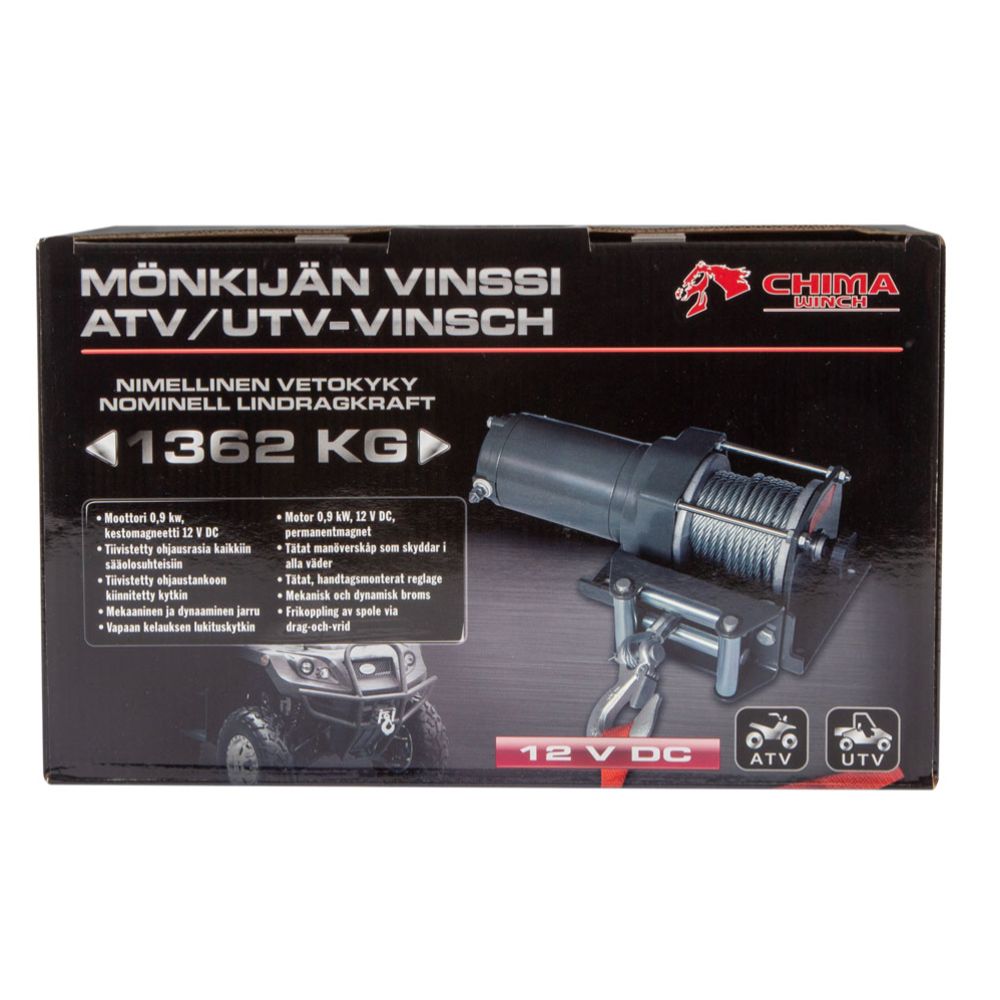 Tundra Tested ATV/UTV-elvinsch 1360 kg 12 V/0,9 kW