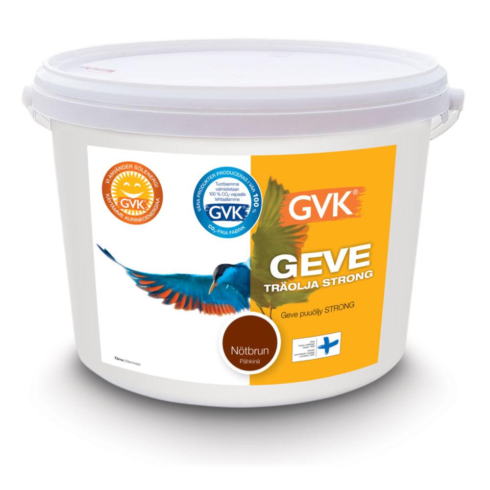 Geve Strong träolja brun 9 L