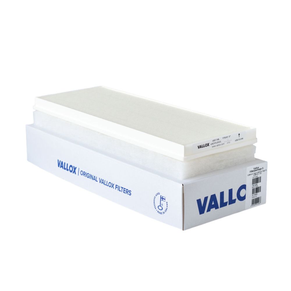 Vallox ilmanvaihtokoneen suodatin Digit, Ilmava Digit S, Ilmava 130