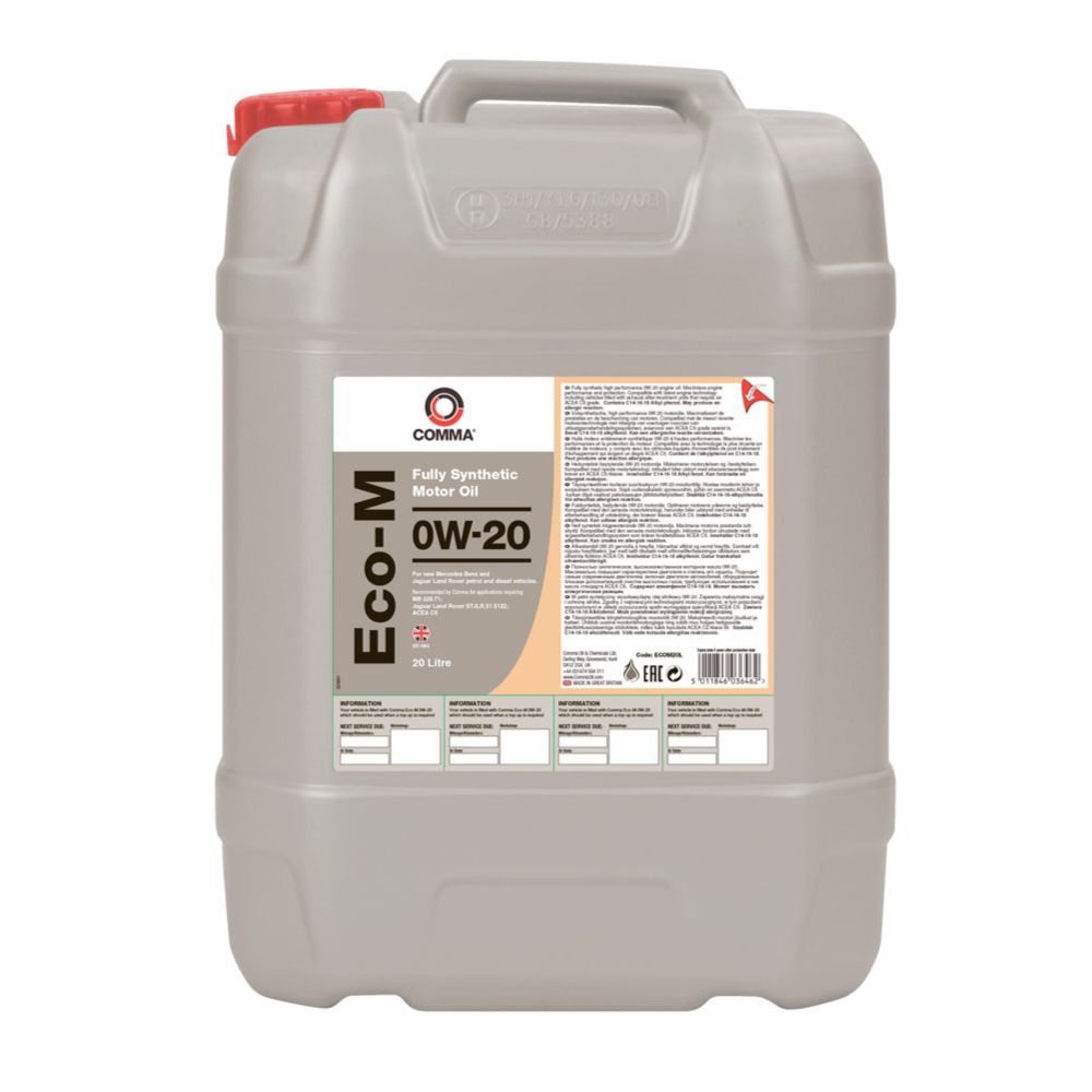 Comma Eco-M 0W-20 MB 229.71 20 l moottoriöljy