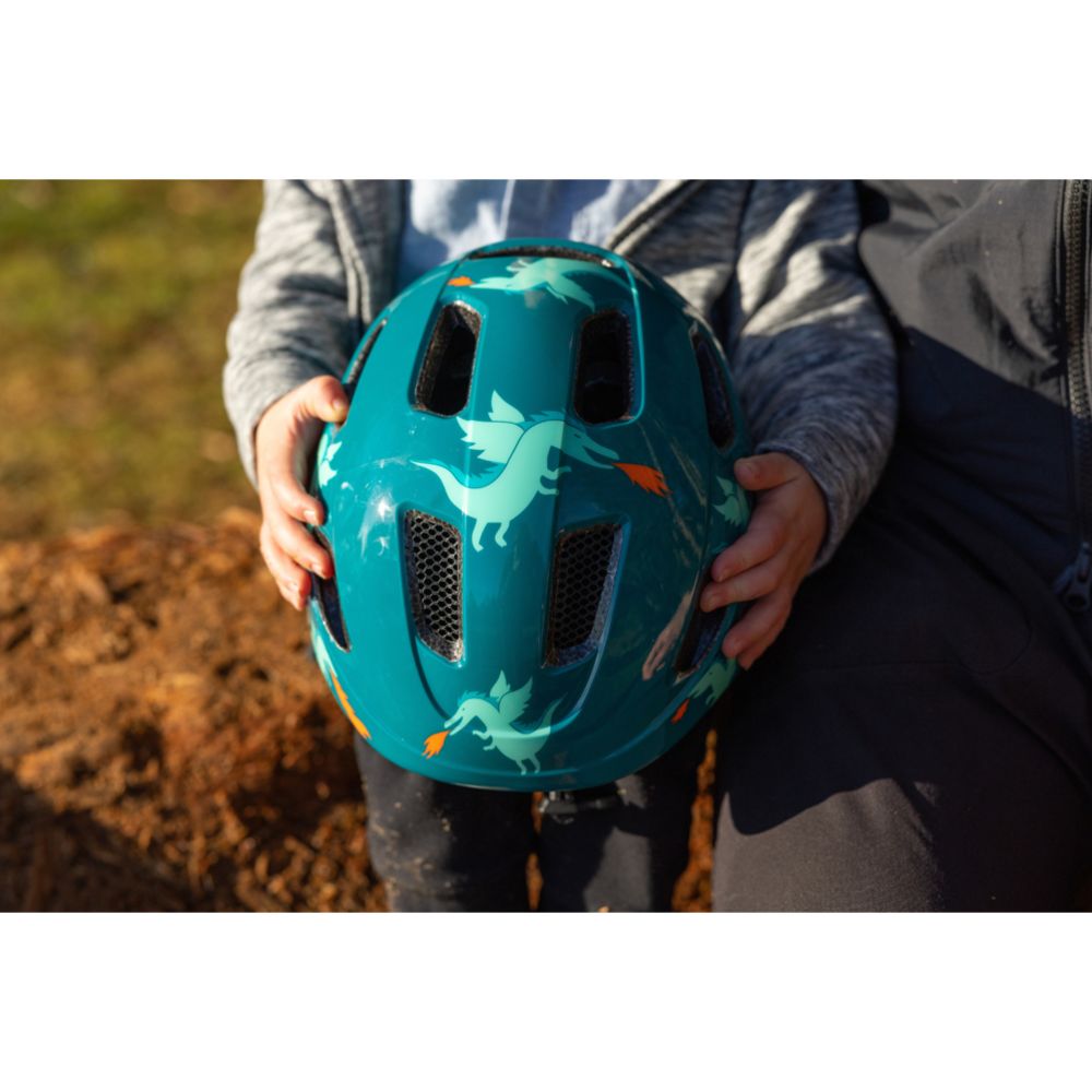 Lazer Nutz 2.0 Kineticore Dragons lasten pyöräilykypärä