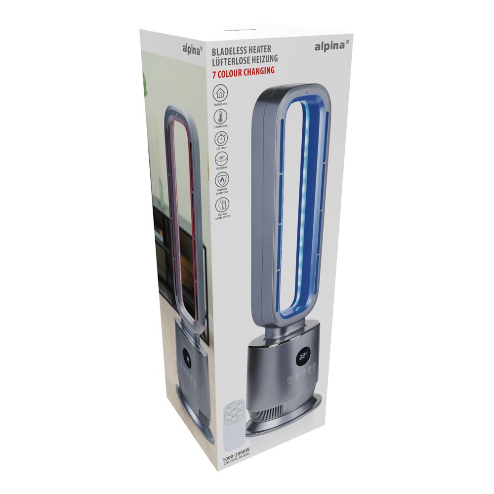 Alpina 2 in 1 tuuletin ja lämmitin 2000 W