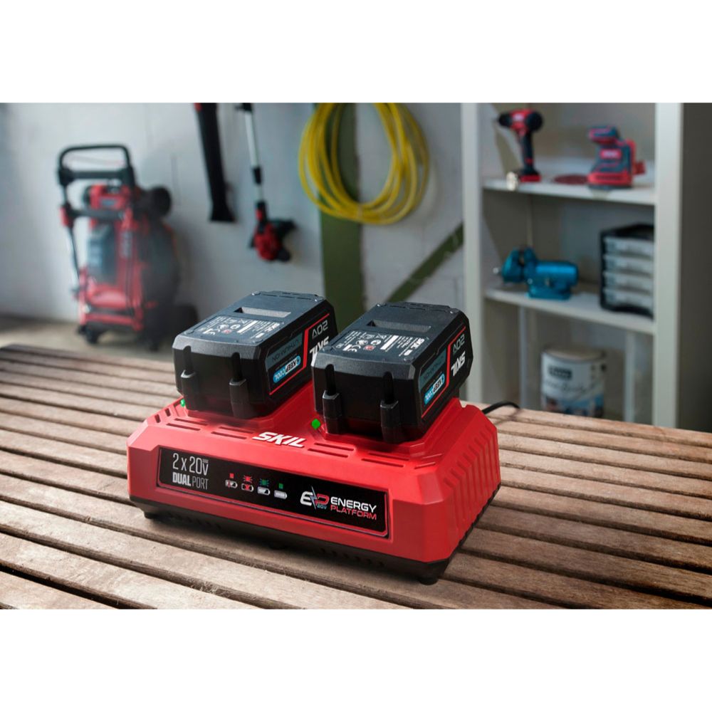 Skil 3128 AA batteriladdare 2 x 20 V