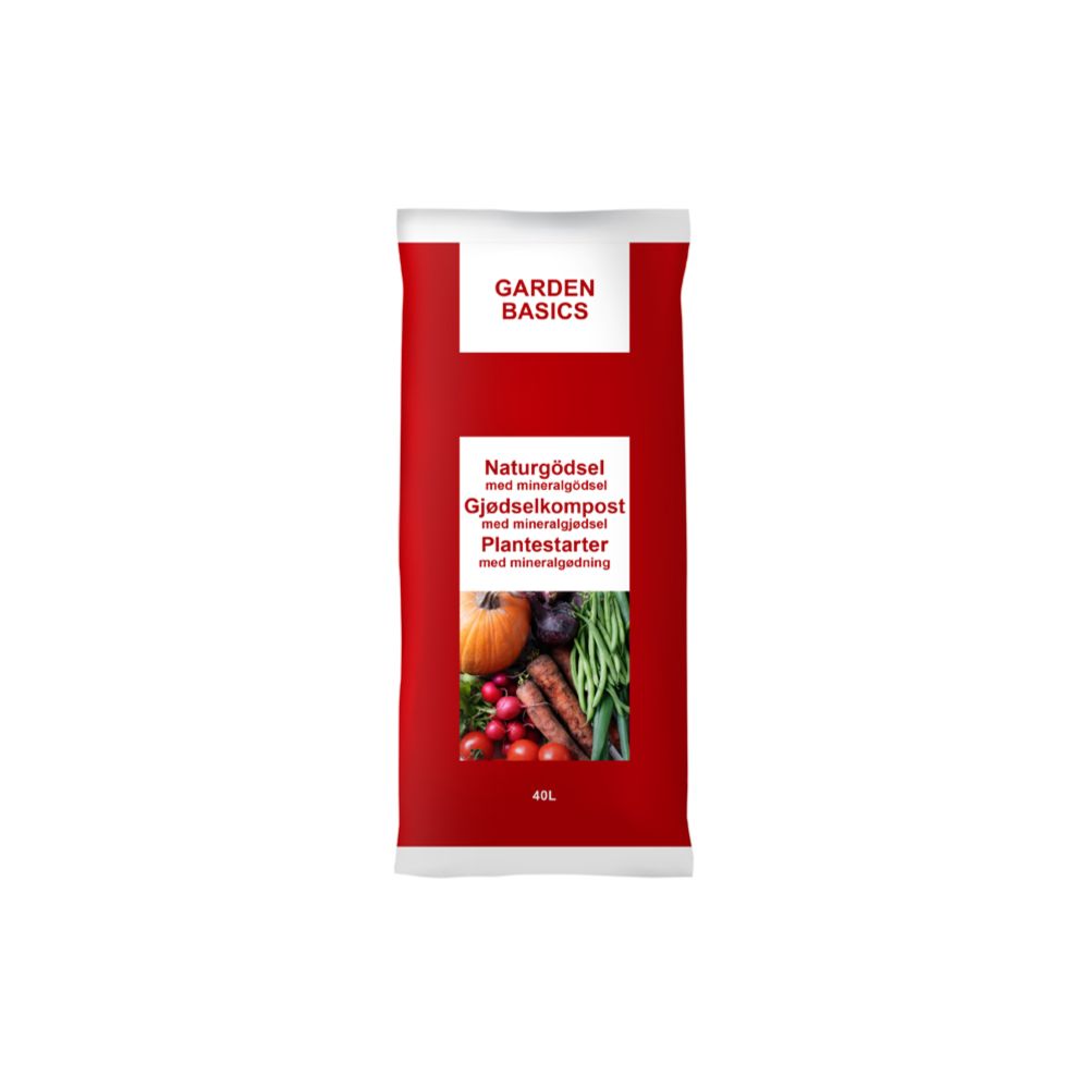 Hasselfors Garden Basics naturgödsel 40 l